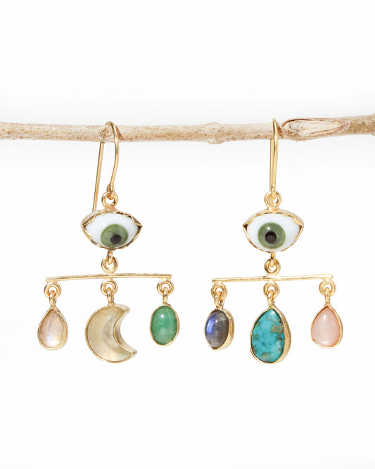 ドロップピアス Eye