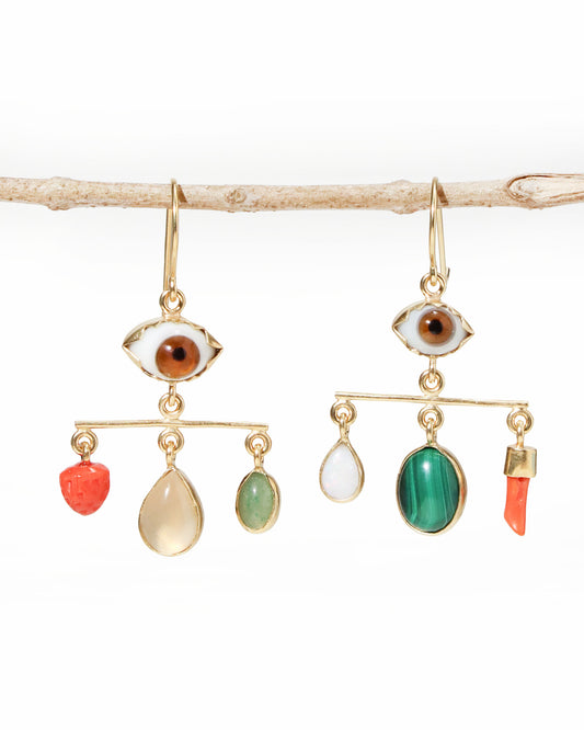 ドロップピアス Eye