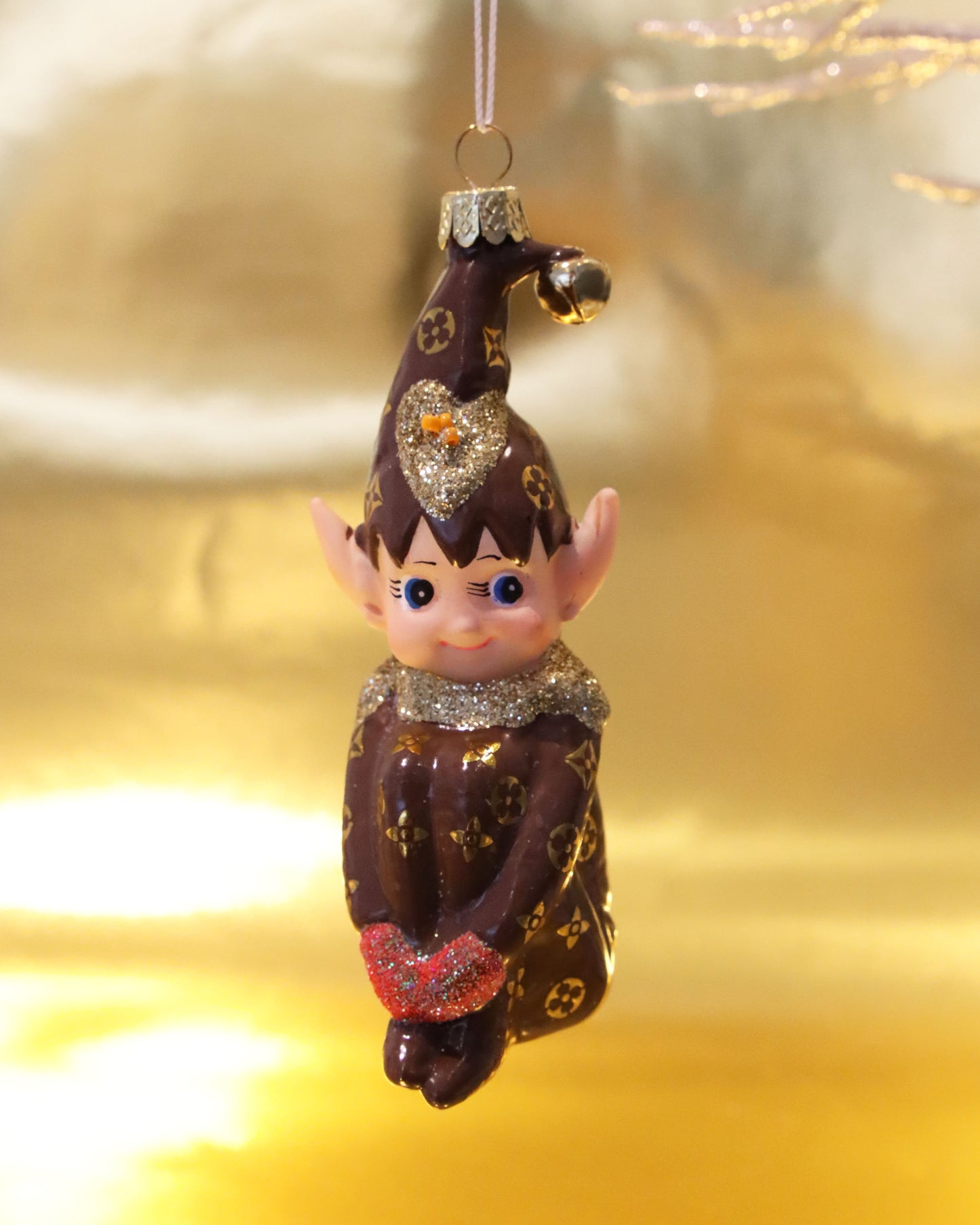 オーナメント KNEE HUGGING ELF