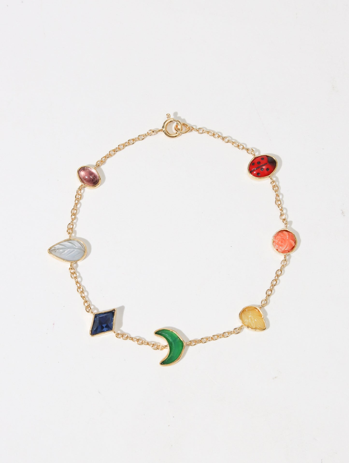 RAINBOW MINI CHARM ブレスレット