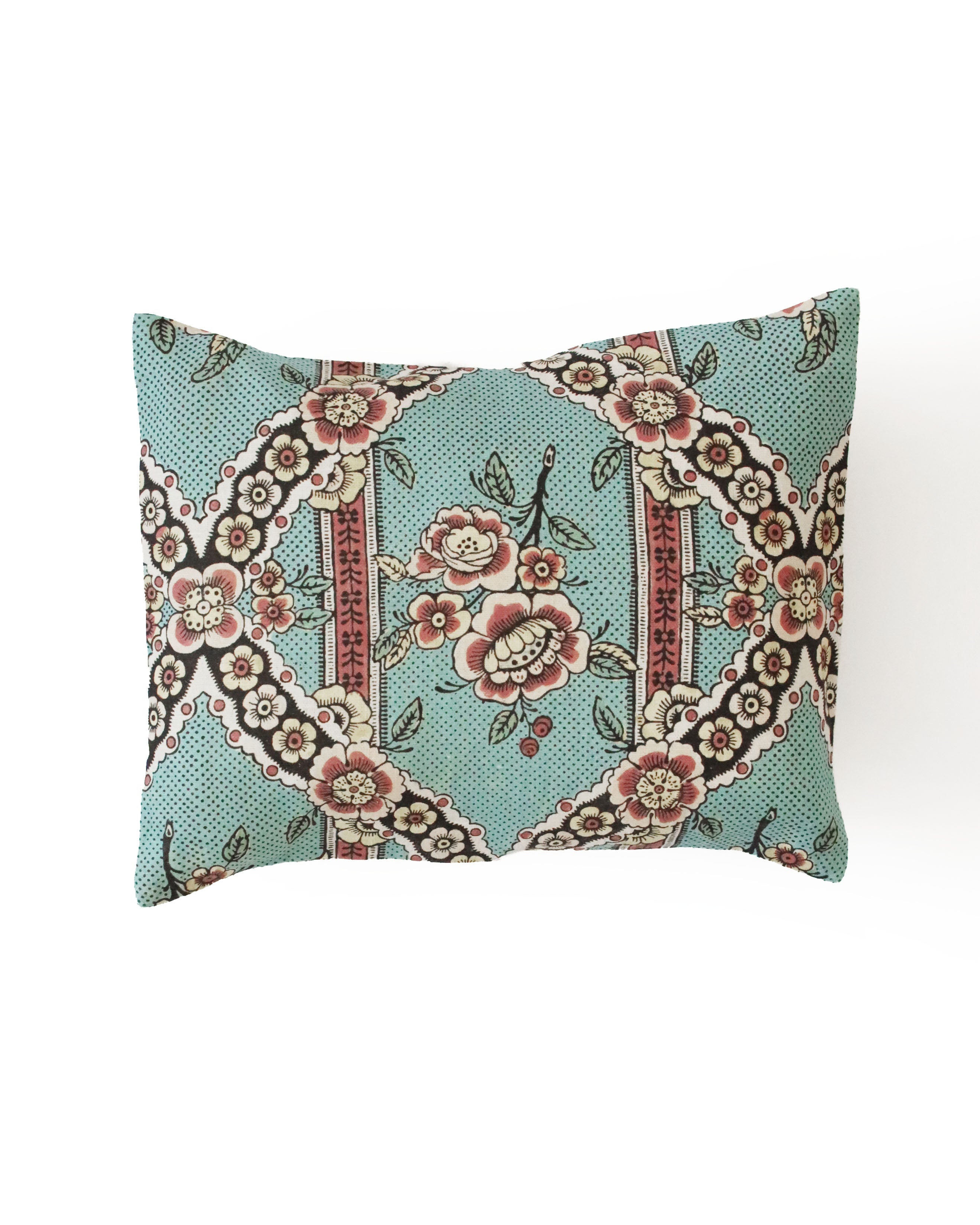 クッションカバー 42×34 Guirlandes de fleurs