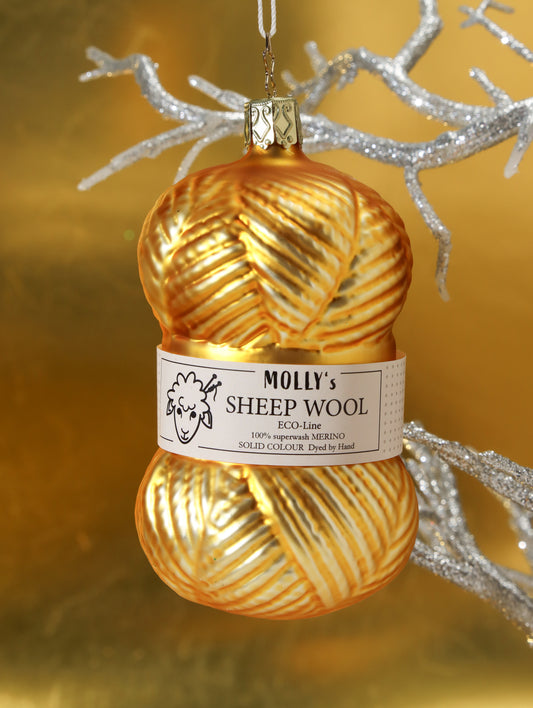 オーナメント FINE WOOL YELLOW