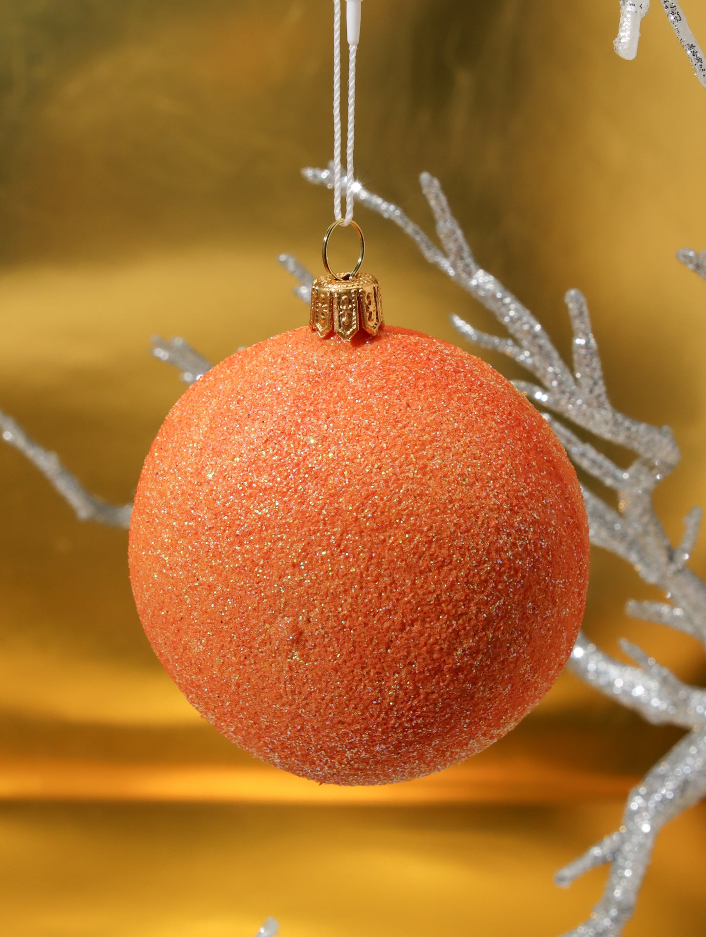 オーナメント ORANGE IN HALF