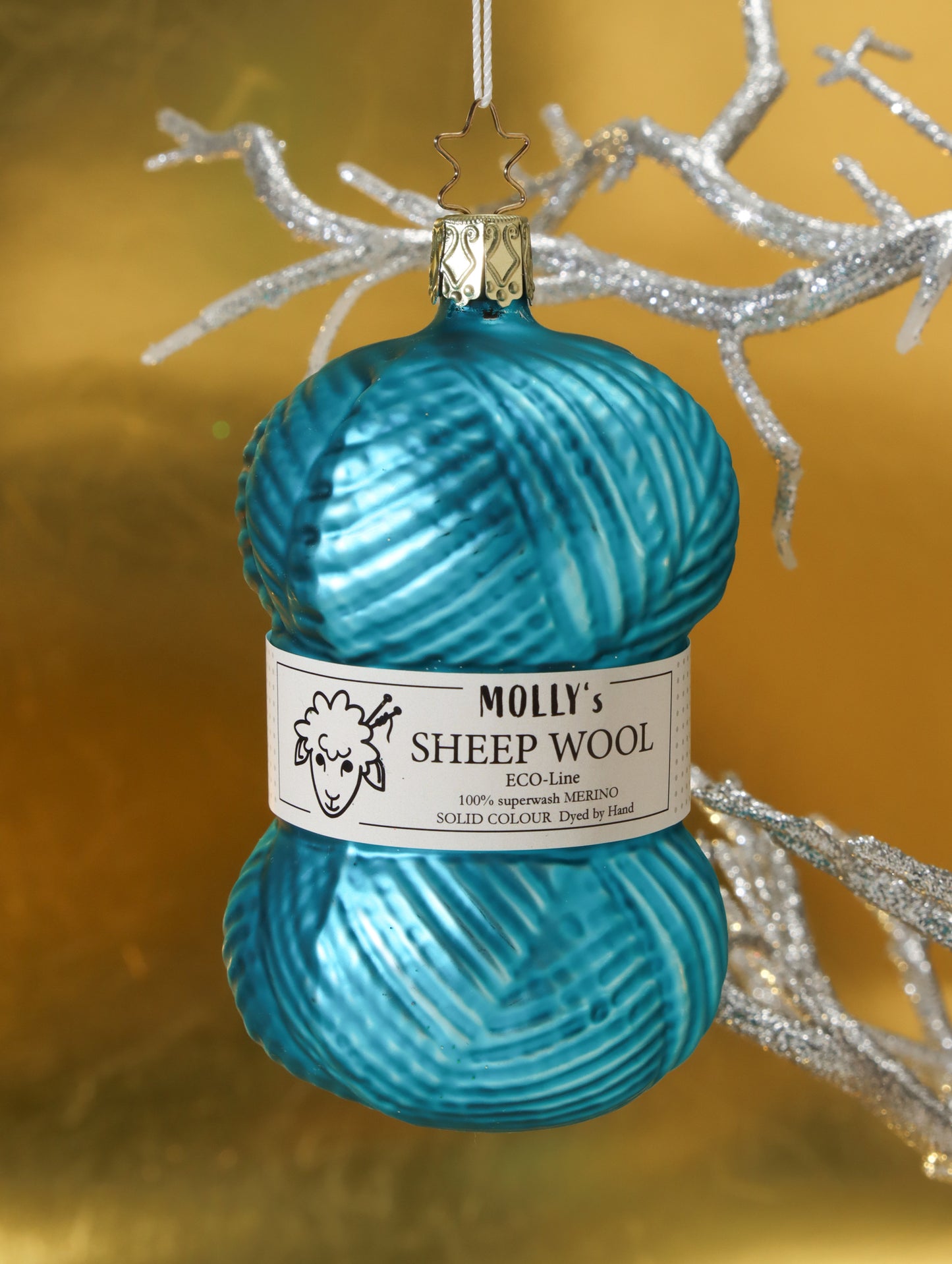 オーナメント Fine Wool Turquoise