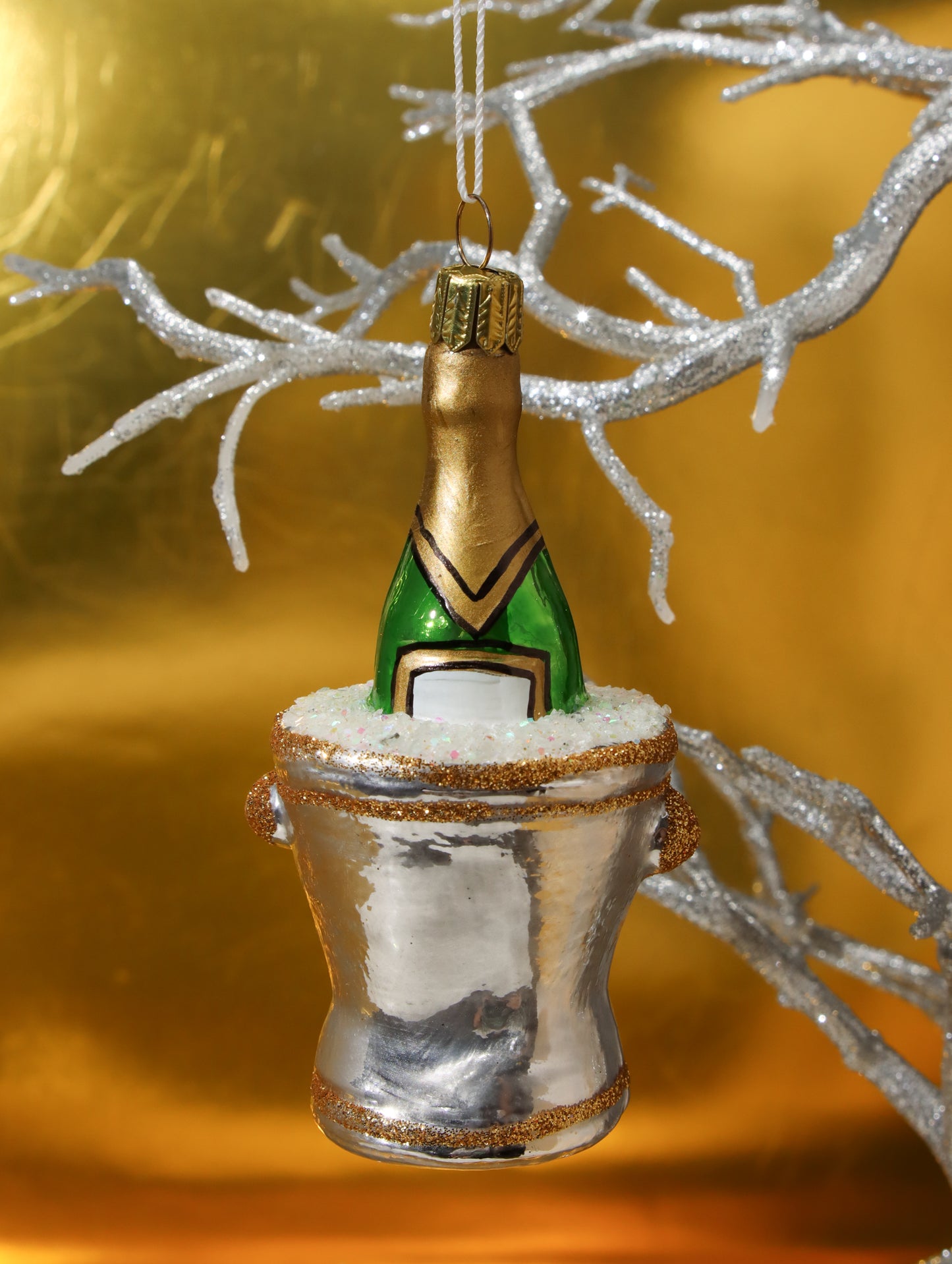 オーナメント CHAMPAGNE IN COOLER
