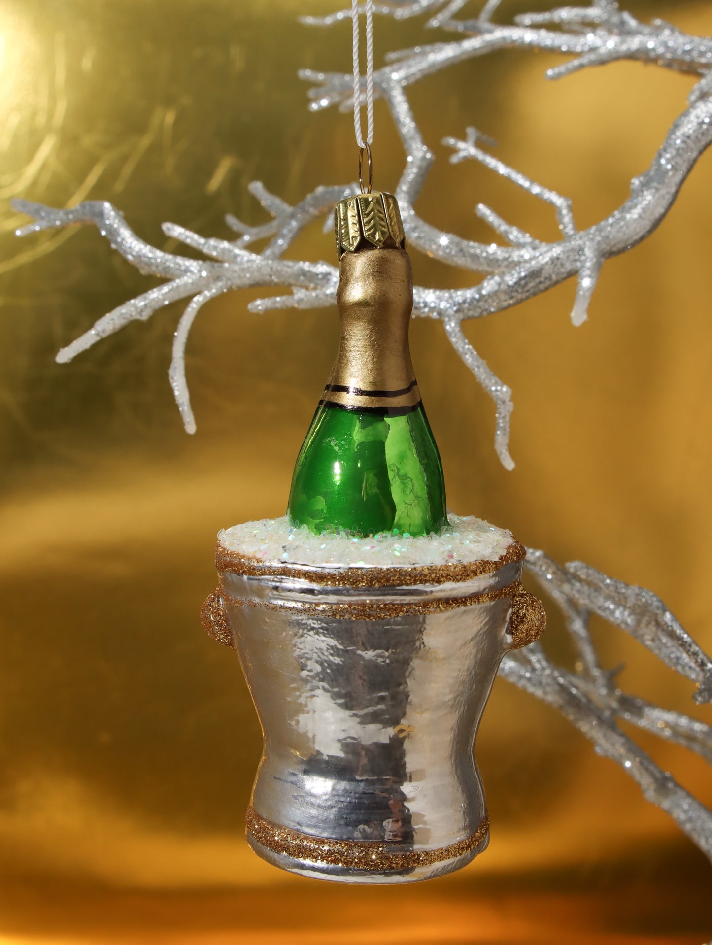 オーナメント CHAMPAGNE IN COOLER
