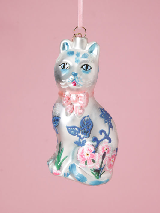 オーナメント Floral Cat 2