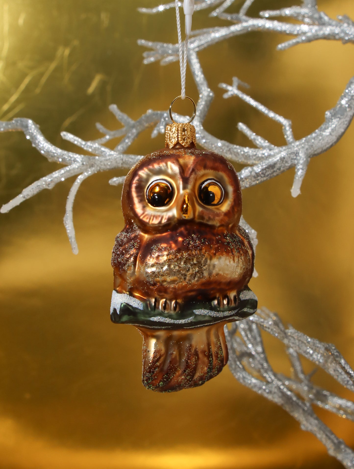 オーナメント OWL BROWN