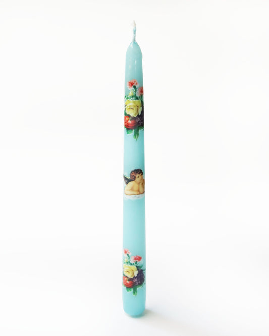 ＜CERERIA INTRONA＞ キャンドル CONICA  CON DECALCOMANIA