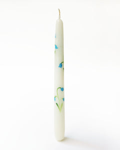 ＜CERERIA INTRONA＞ キャンドル DIPINTE A MANO FIORI BLU