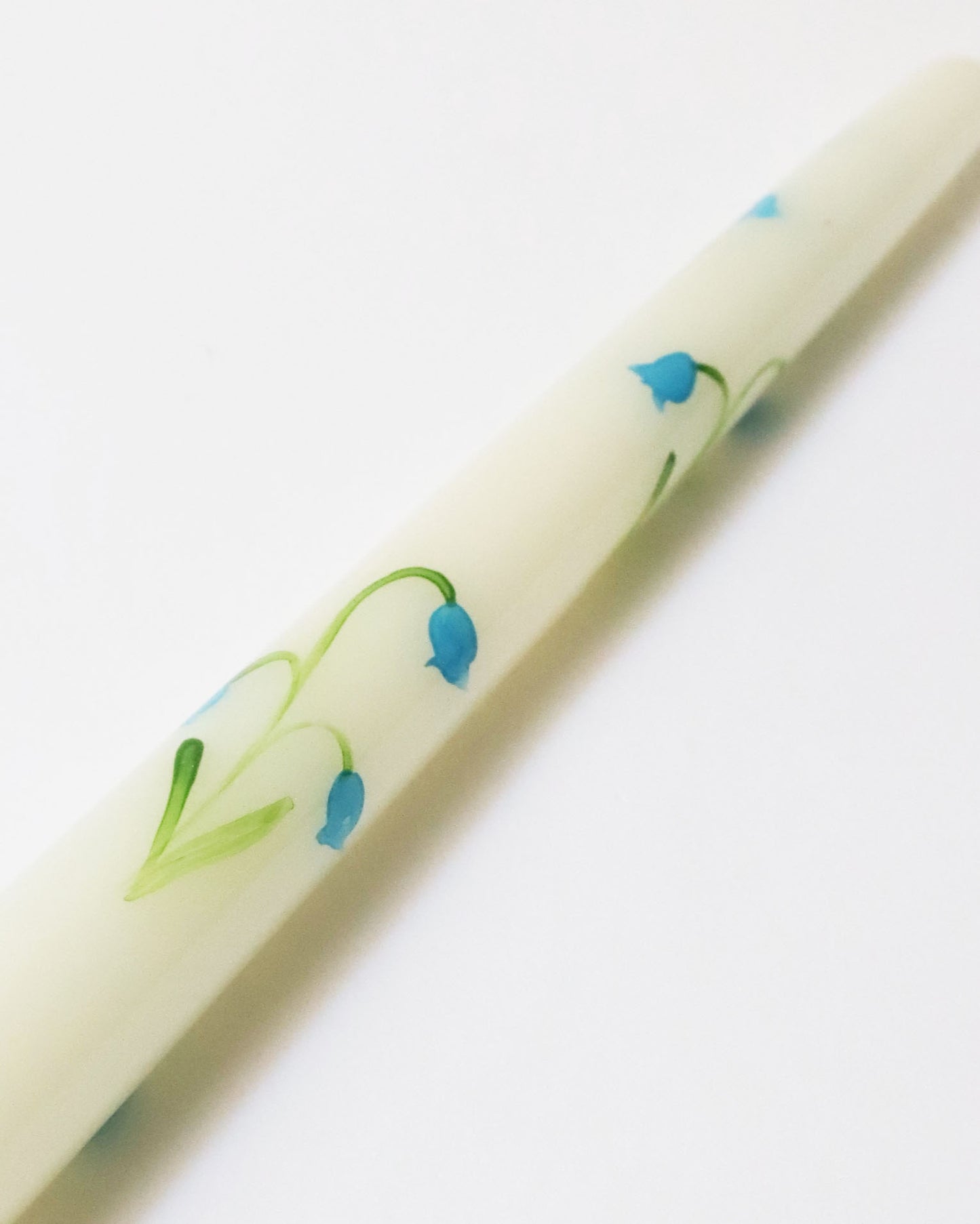 ＜CERERIA INTRONA＞ キャンドル DIPINTE A MANO FIORI BLU