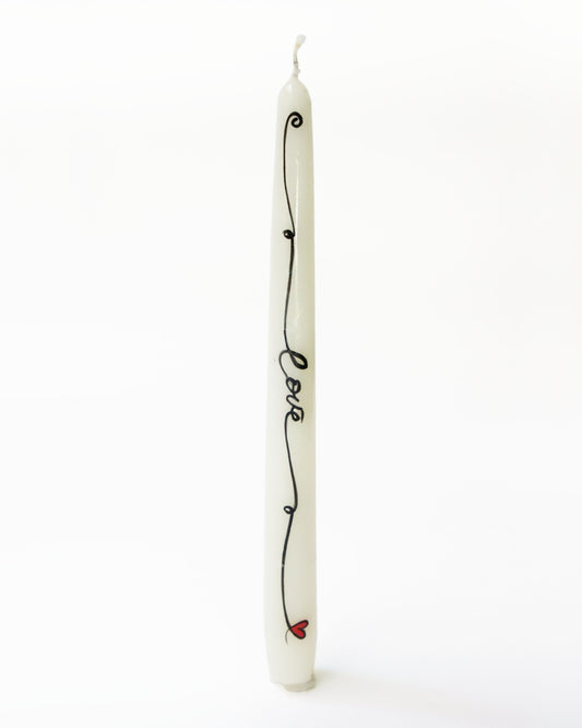 ＜CERERIA INTRONA＞ キャンドル DIPINTE A MANO SCRITTA LOVE