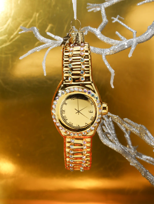 オーナメント GOLD WATCH DIAMOND