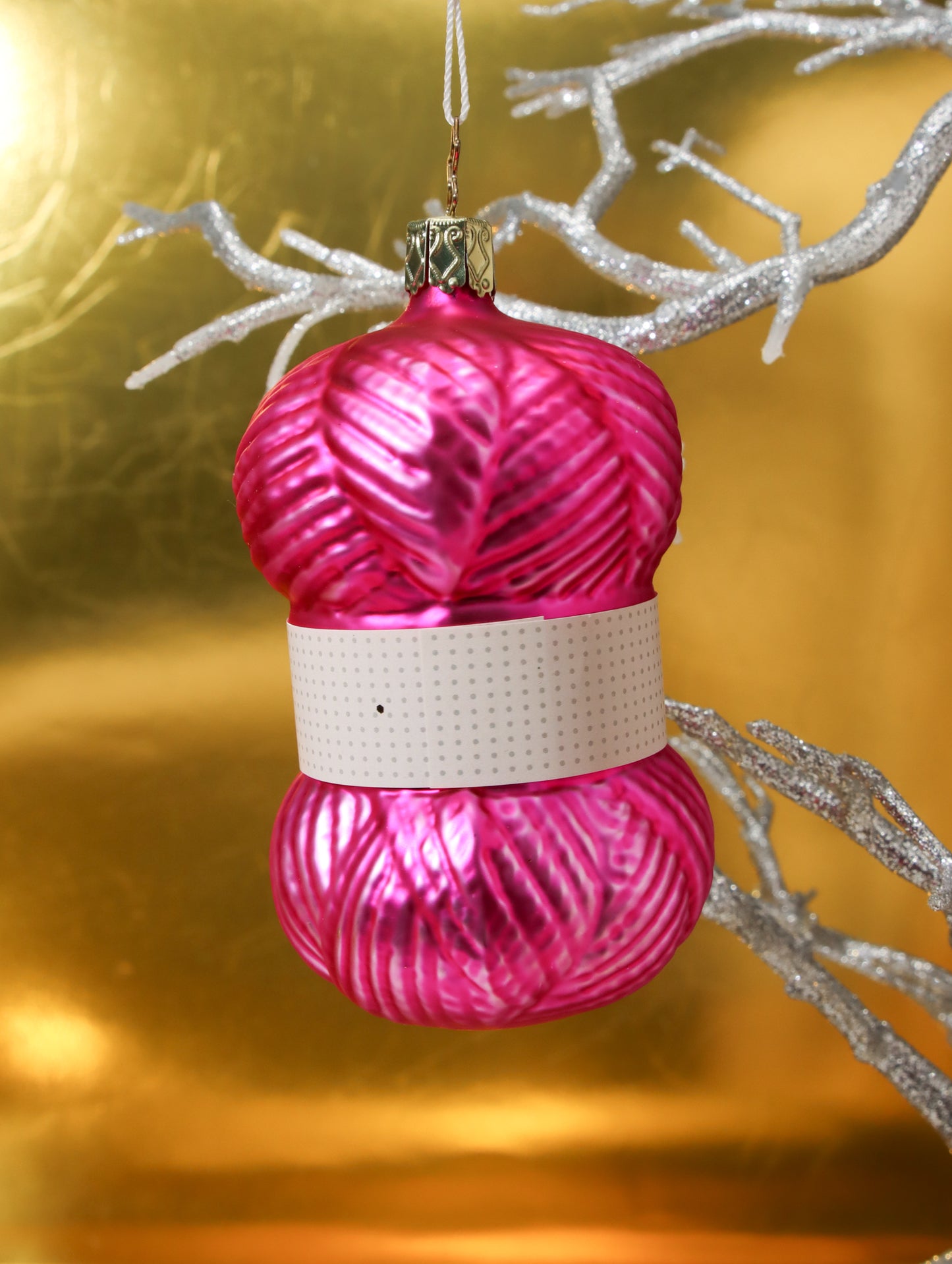 オーナメント Fine Wool Pink