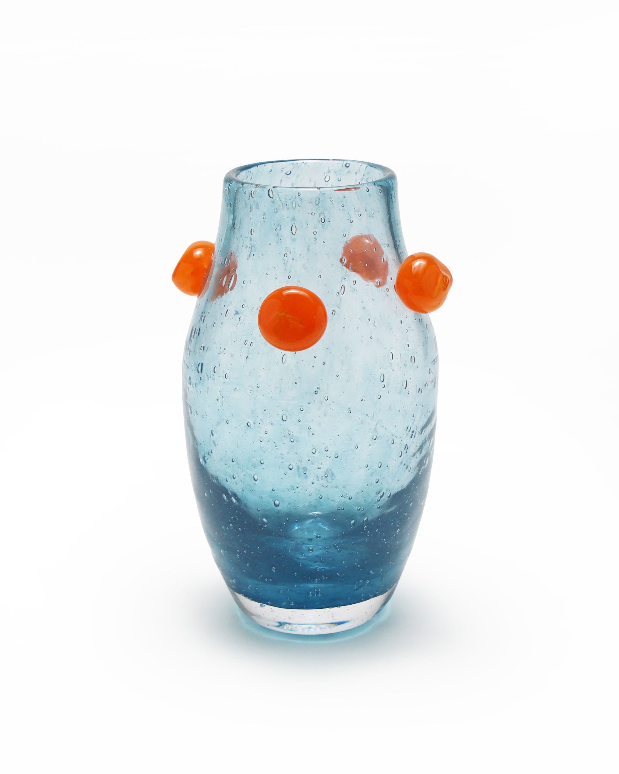 小さなデイジーの花瓶 blue&orange