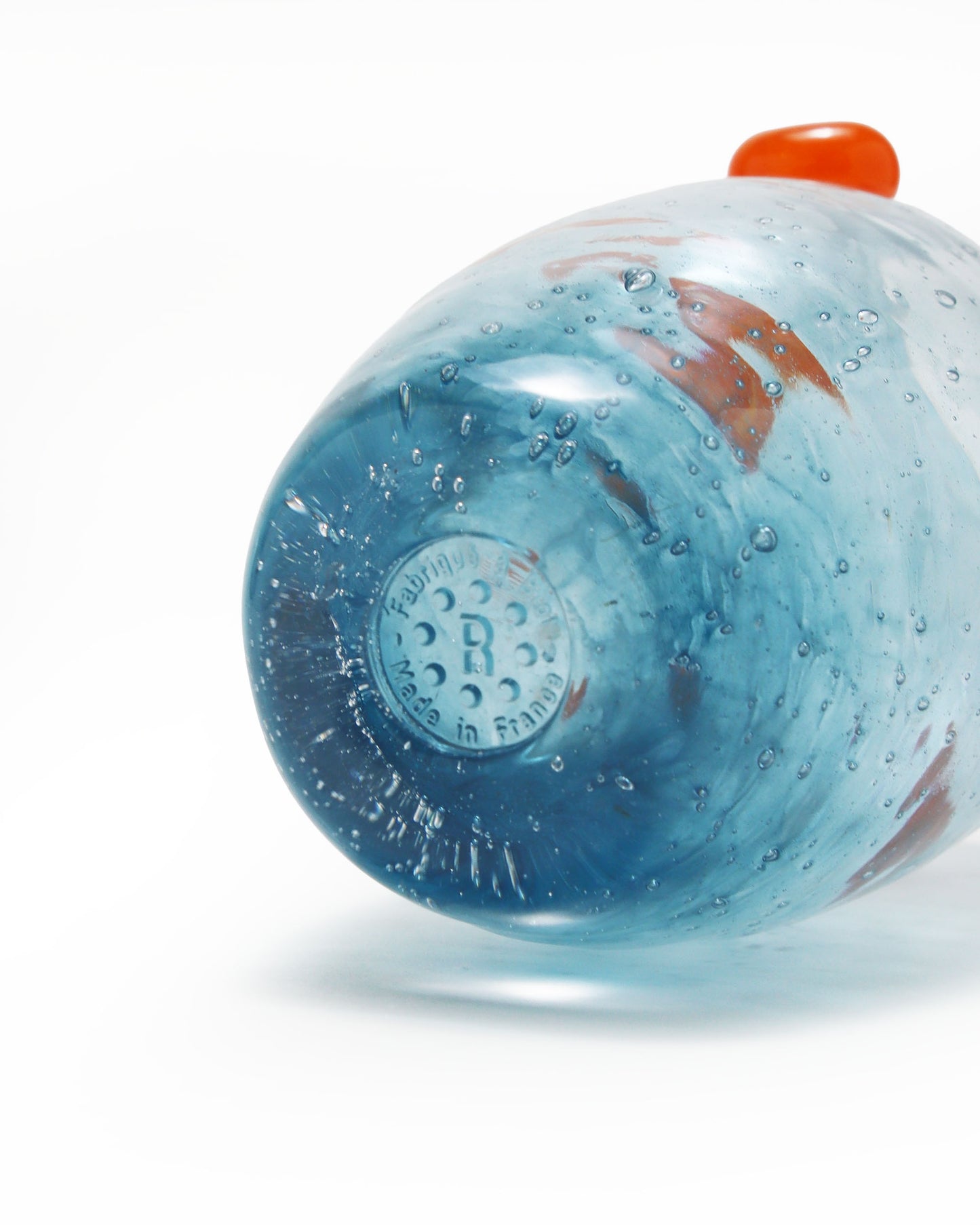 小さなデイジーの花瓶 blue&orange