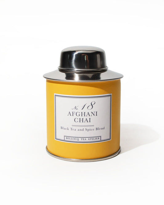 No.18 Afghani Chai Tea Yellow Traveler Caddy
