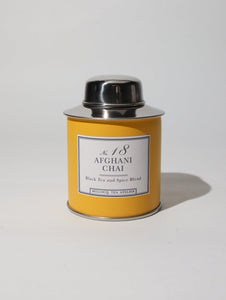 No.18 Afghani Chai Tea Yellow Traveler Caddy
