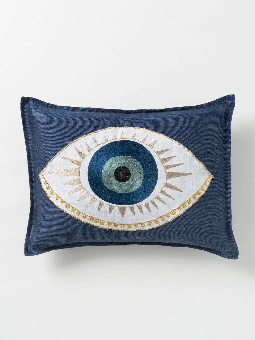 アップリケクッションカバー 30x40 Evil Eye