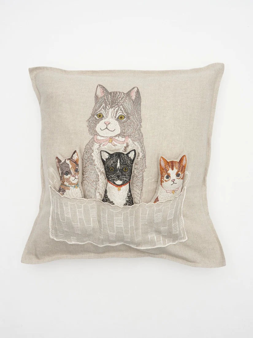 クッションカバー 40x40 Basket Kitten – ATELIER ONLINE
